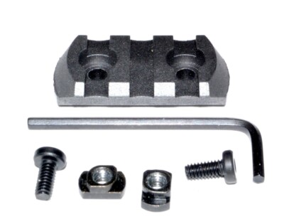 5pcs M-LOK to Picatinny Adapter Rail, Polymer - 3 slots