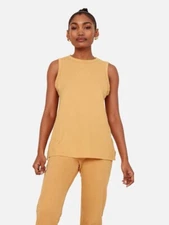 MATE the Label Organic Cotton Golden Yellow Classic Tank Top Muscle Tee Sz S