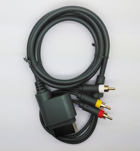 1.8 Meter AV Cord Composite AV Cable RCA Cable Lead For XBOX 360 XBOX360 - Picture 3 of 4