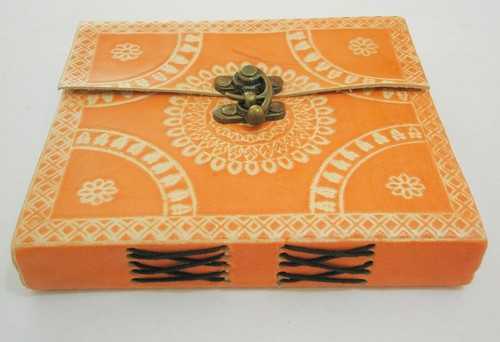 Handmade Leather Bound Journal Travel Diary for Men Women Blank Book of Shadows - Picture 3 of 5