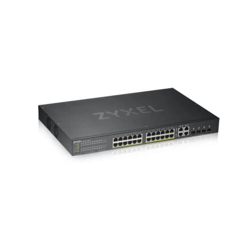 Zyxel GS1920-24HPv2 24-Port Gigabit Ethernet Smart Managed PoE+ Switch RJ-45/SFP