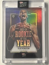 2023-24 Topps Now Victor Wembanyama NBA Rookie of the Year Basketball Card #VW-6