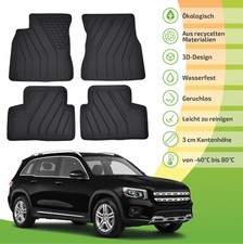 Gummifußmatten Fussmatten Eco Friendly Für Mercedes GLB X247 Ab 2020