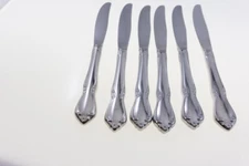 Oneida Oneidacraft Deluxe Stainless CHATEAU Knife Knives Serrated SET of Six