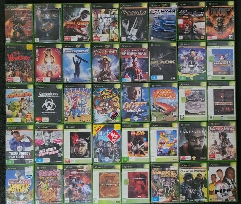 Original Xbox Games inc Sonic GTA Halo Monopoly Simpsons Harry Potter FAST  Ship