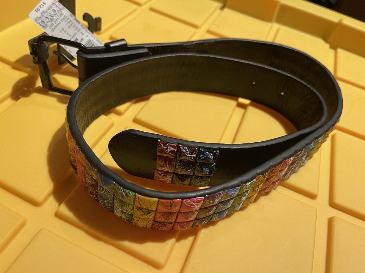 Vintage Belt Bongo On Kmart Tag New With Tags Colorful Stud Sz M
