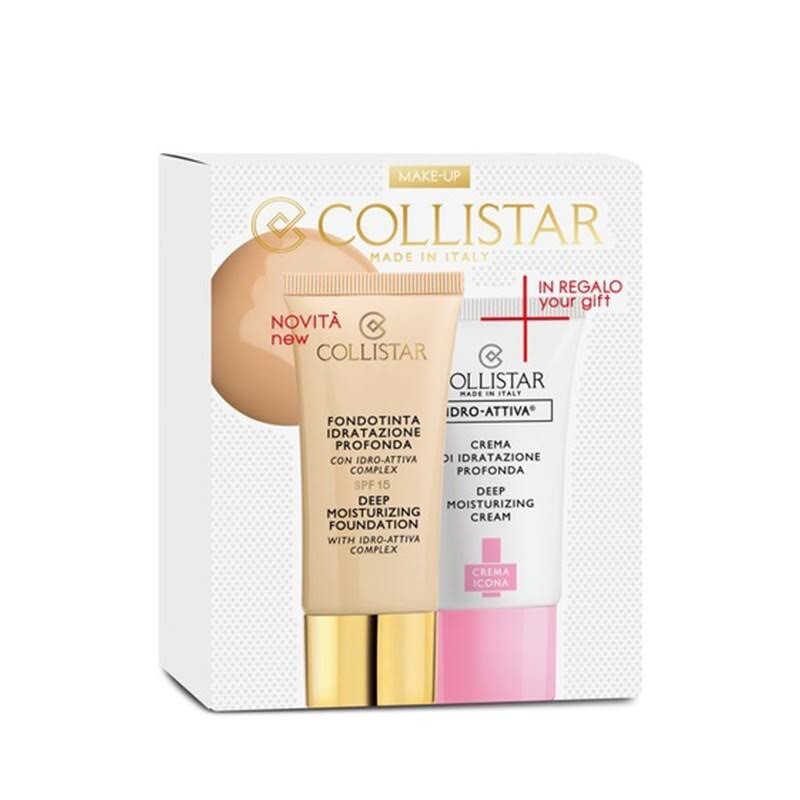 COLLISTAR FONDOTINTA IDRATAZIONE PROFONDA N08-MOU+CREMA IDRATAZIONE PROFONDA