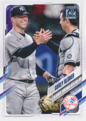 2021 Topps Update #US52 COREY KLUBER - New York Yankees