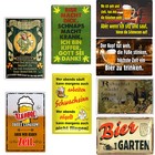Blechschild Bier Schild 20x30cm Sprüche Metallschild Kneipe Pup Männer Geschenke