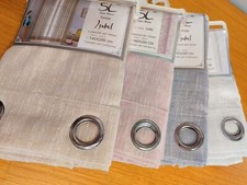 Tenda per interni con Occhielli, tendine con Tasca, Tessuto con filato lurex