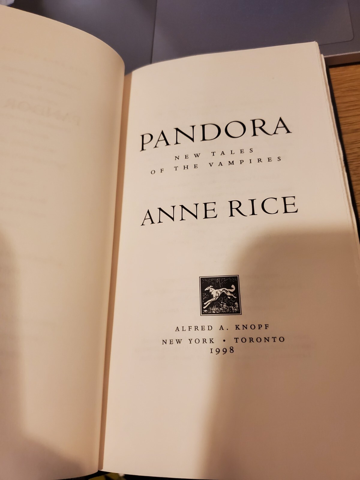 Pandora by Anne Rice, published 1998, in great condition | eBay