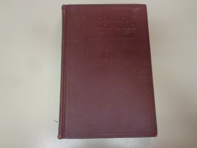 Mechanics for Engineers   Statics and Kinetics 1930 Mechanical Engineering 
