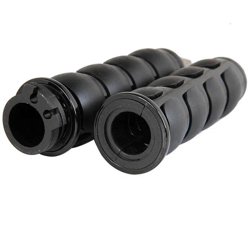 Empuñaduras de manillar de motocicleta de 1" negras para Yamaha v Star 1100 650 Honda Shadow Foto 4 de 4