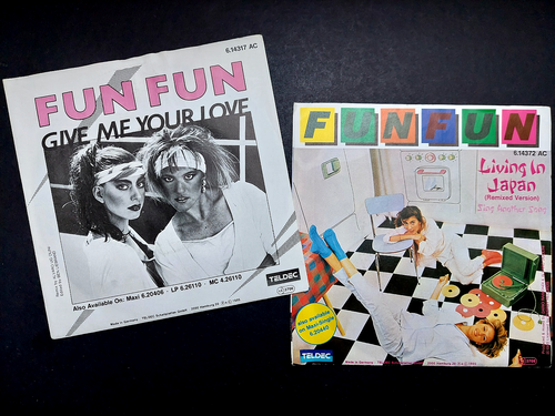 FUN FUN - 1985 - Give Me Your Love / Living In Japan - 2 x Single 7" - Imagen 1 de 2