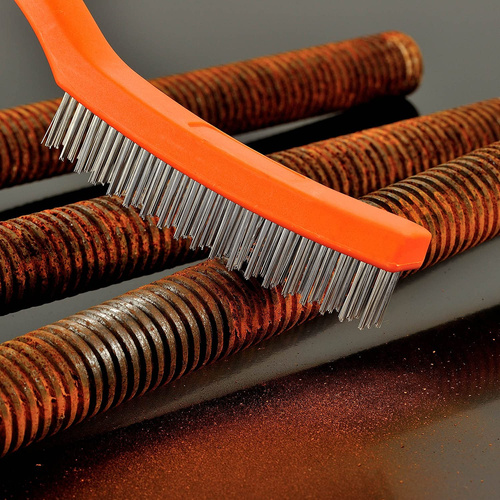 Wire Brush Set 5PCS, Nylon/Brass/Stainless Steel/Carbon Steel Bristles Wire Scra - Picture 5 of 9