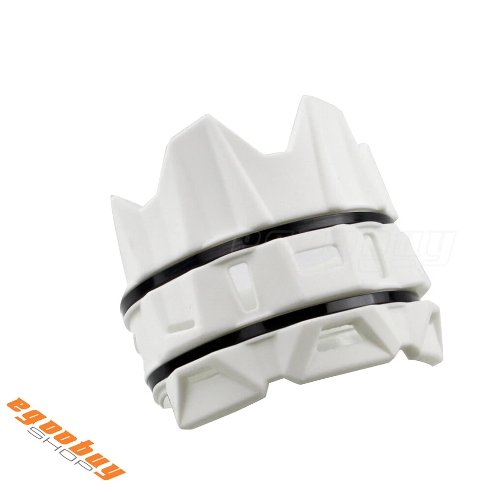 Protector de tubo de escape blanco para BMW F650 R1200GS Foto 2 de 4