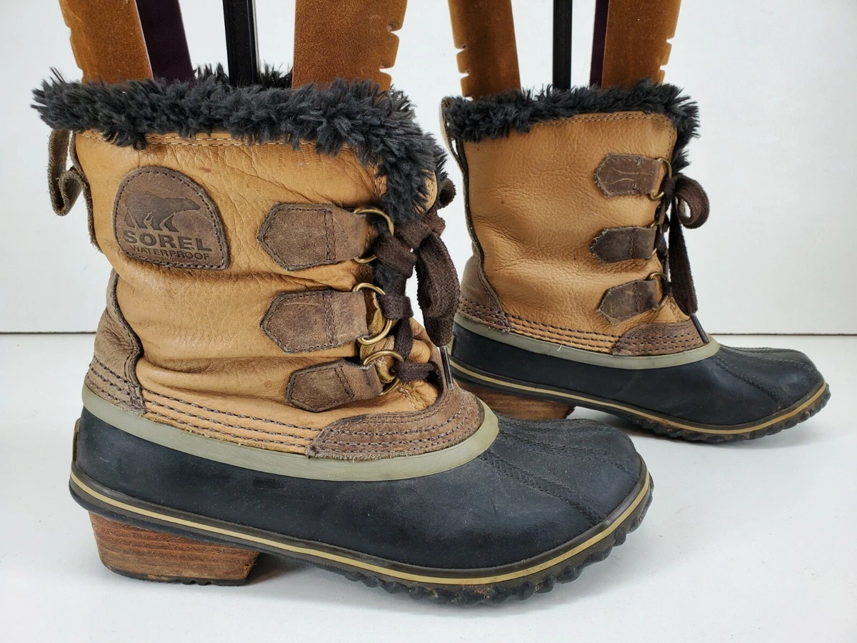 Womens sorel hotsell slimpack boots