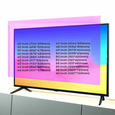 Anti Blue Clear Soft Films for TV Screen Protect Film Eye Protection Lot Size