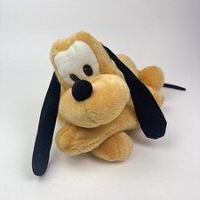 The Disney Store Pluto Stuffed Plush Animal Layind Down Toy 16  Long Vintage