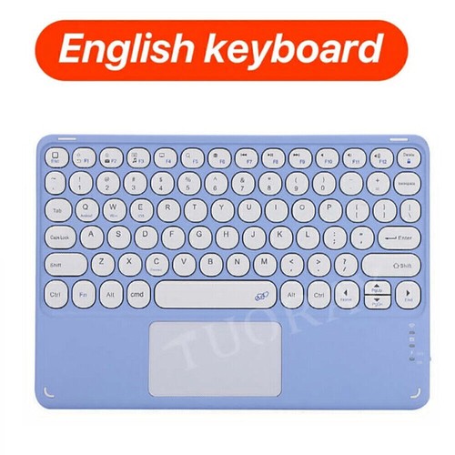 For Android iOS Windows Tablet Wireless Bluetooth Keyboard With Touchpad Mouse - Picture 11 of 56