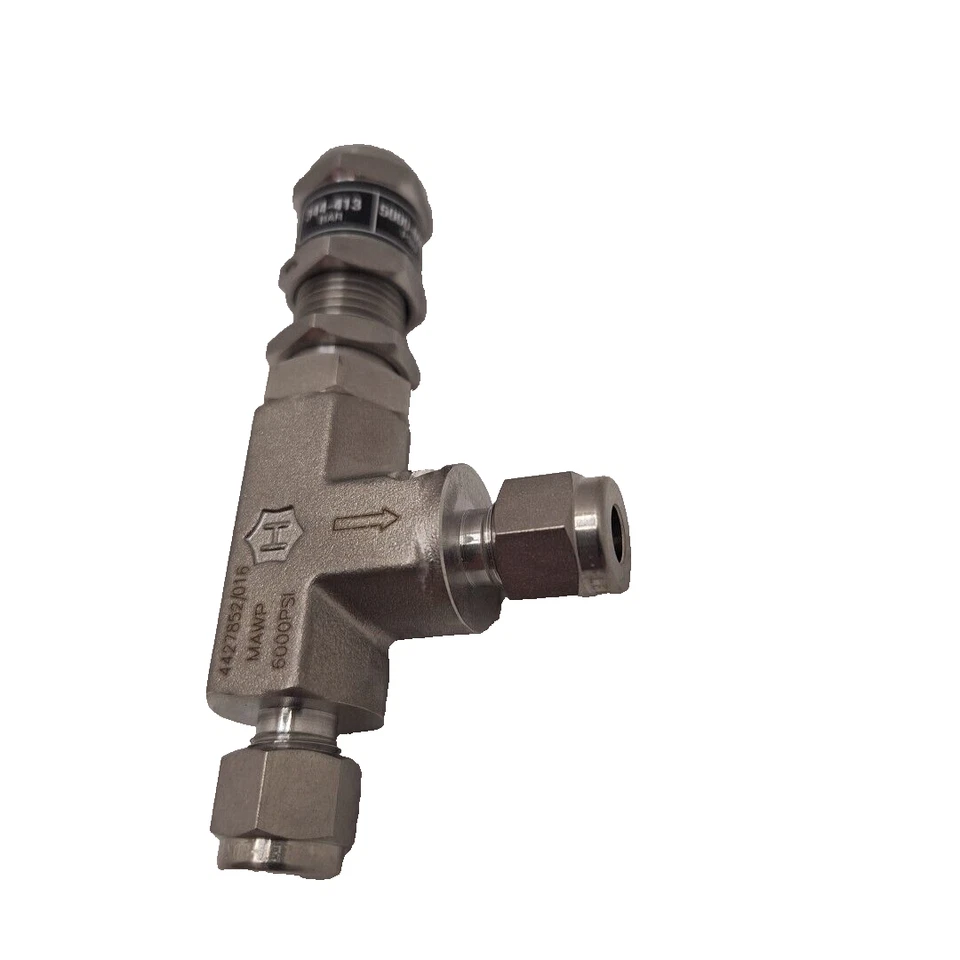 5,000 psi Ham-Let High Pressure Relief Valve, 1 97/100" L, H-900-HP-SS-L-1/4-H - Image 3 of 4