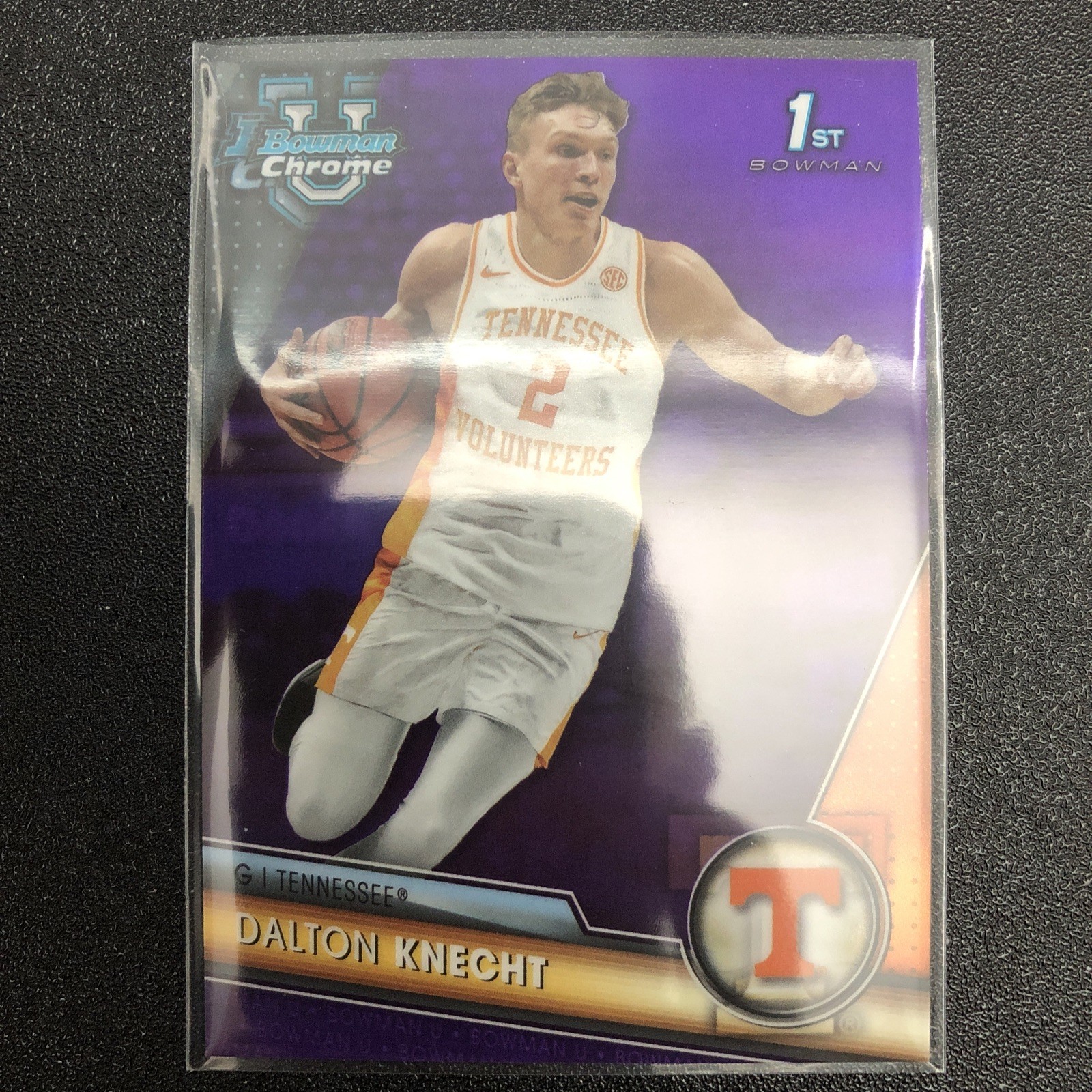 2023-24 Bowman Chrome University Dalton Knecht Bowman 1st Purple Refractor /399