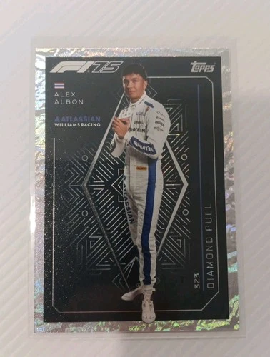 Topps F1 Turbo Attax 2025 Alex Albon Diamond Pull #323 Formula One Williams