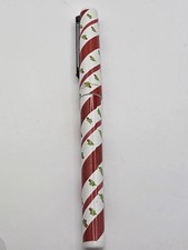 Peppermint Candy Swirl Holly Leaves Pen/marke...