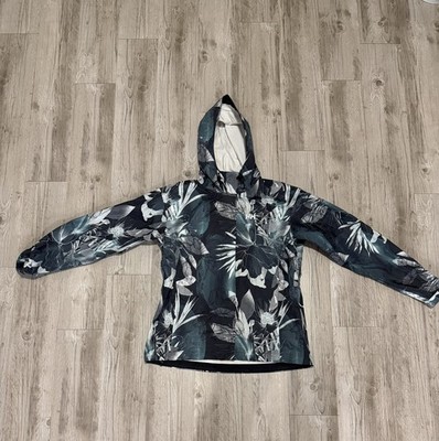 Helly Hansen Loke Shell Jacket Womens L Midnight Green Esra Waterproof Hood