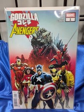 Godzilla Vs. The Avengers #1 (Marvel Comics August 2025) We Combine. We Pack Wel