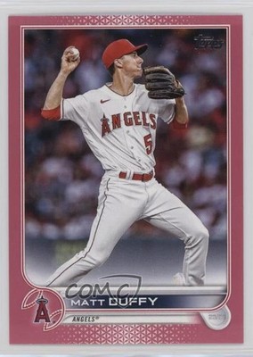 2022 Topps Update Mother's Day Hot Pink 27/50 Matt Duffy #US111 0hk8