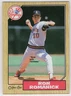 1987 O-Pee-Chee Baseball New York Yankees Team Set