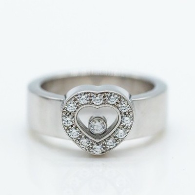 Chopard Happy Diamonds Ring 750 WG Dia ca. 0,25ct F/VS1 Gr. 51.5 Fullset 2006