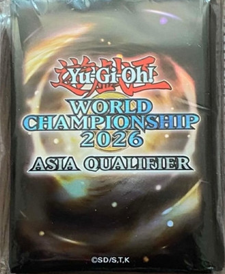 Yu-Gi-Oh WCQ 2026 Asia Qualifier Sleeves 70pc Asian English YuGiOh Official NEW