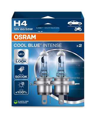 COOL BLUE  INTENSE Halogen H4 64193CBN-2HB 12V 60/55W OSRAM