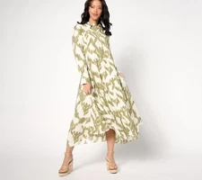 Peace Love World Women's Dress Sz M Regular Asymmetric Multi-colored A639418