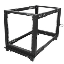 StarTech-New-4POSTRACK12U..  12U Adjustable Depth Open Frame 4 Post S