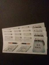 Creative Memories ~ Lot of Four Studio Stickers ~ 2" x 5" Mail Bag Letters 