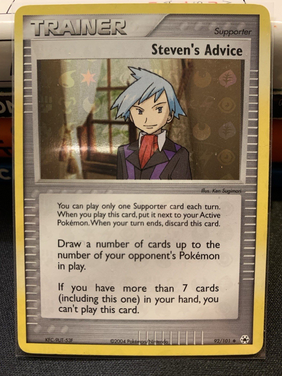 Steven's Advice 92/101 Reverse Holo Ex Hidden Legends Pokemon Card NM
