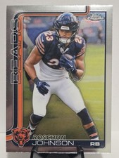 2025 Topps Chrome Football #55 Roschon Johnson Chicago Bears