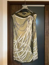 USED [GUCCI] FRIDA-ERA SILK TWILL DRESS GOOD