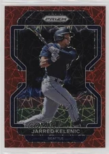2022 Panini Prizm Tier II Red Velocity Prizm Jarred Kelenic #124 b4d