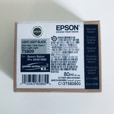 2020-2021 Genuine Epson T5809 Pro 3800 3880 Light Light Black Ink T580900