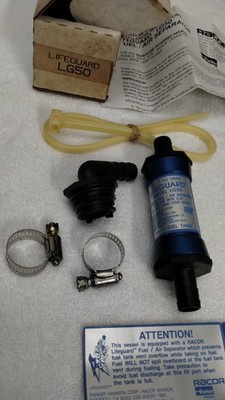Parker Lifeguard Model LG50 Fuel / Air Separator Kit RARE ORGINAL BETER VERSION