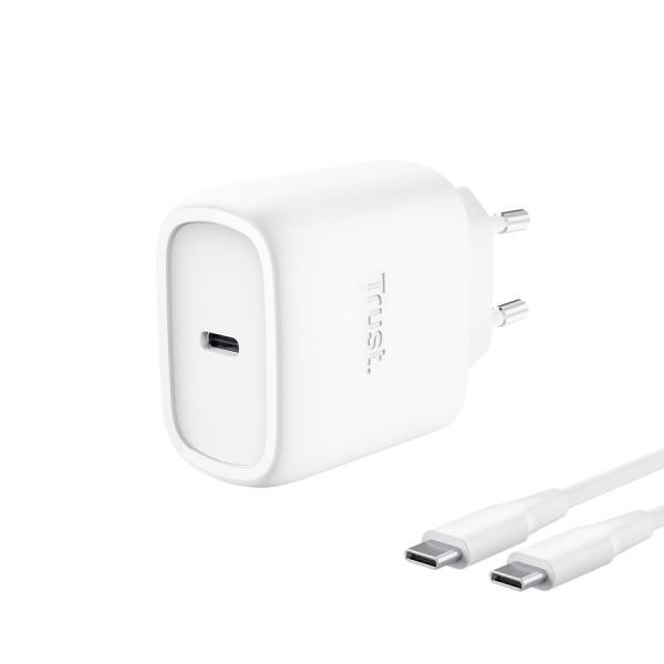 25721 Trust Maxo Caricabatteria USB-C GaN da 45 W - Nero EU