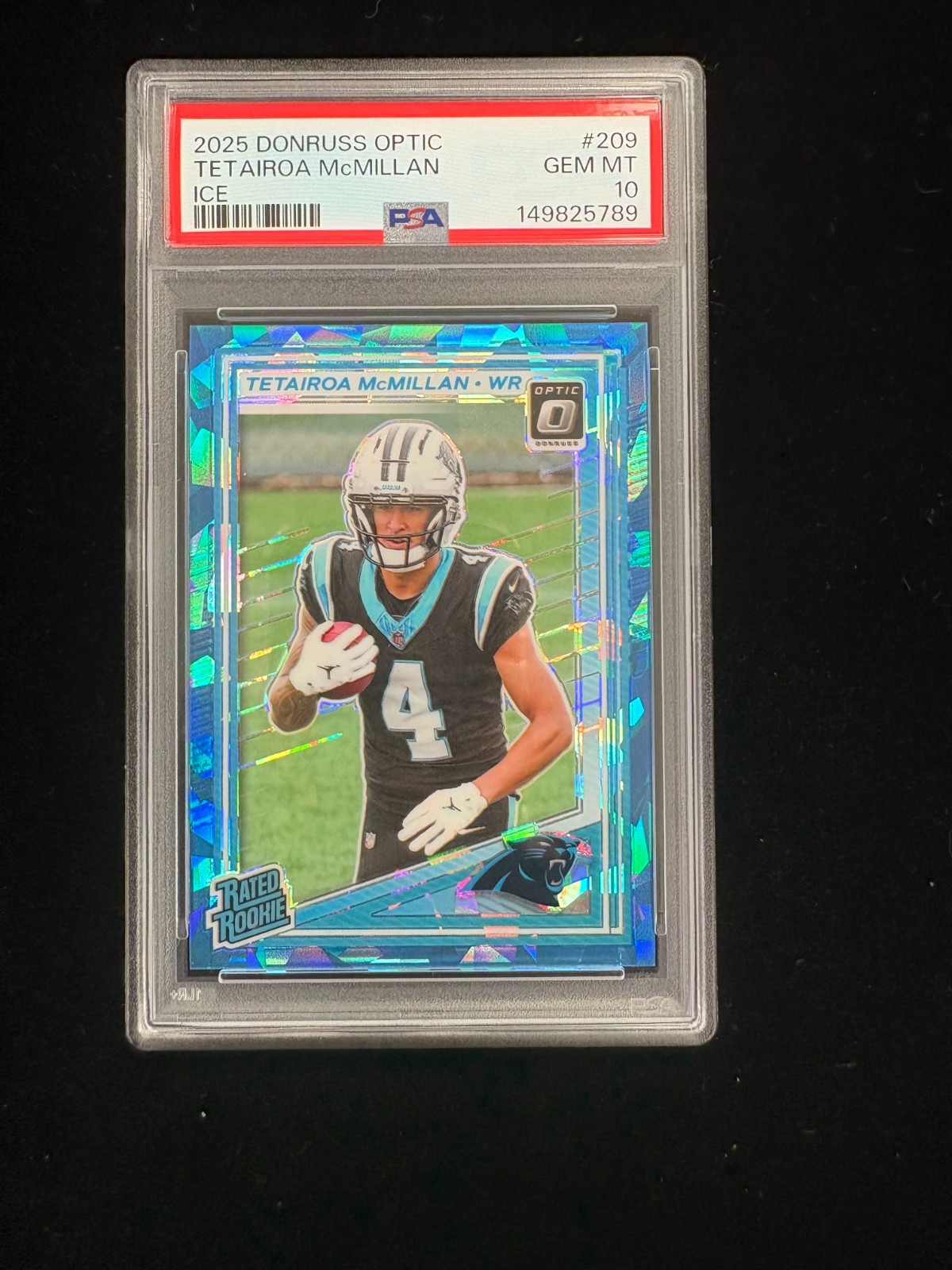 Tetairoa McMillan Panini Donruss Optic #209 Ice