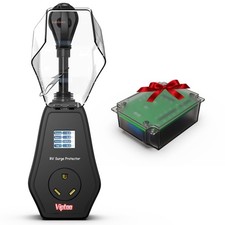 RV Surge Protector 30 Amp with Extra Replacement Module, 1.77" Smart LED Disp...