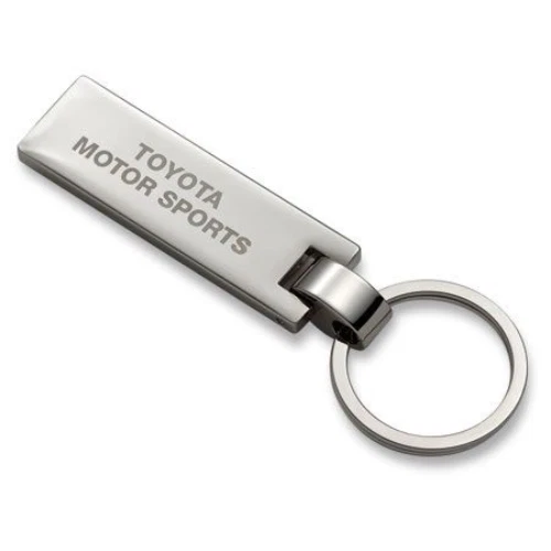 TRD Plate Key Ring 08235-SP040 Alloy (Plated) [Size] W3.2 x H9.4 x D0.9cm - Image 2 of 2