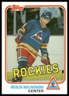 1981 Topps Hockey West Merlin Malinowski #81 PSA 8.5
