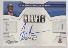 2010-11 Prestige NBA Draft Class Signatures 267/299 Larry Sanders #15 Auto 3c7
